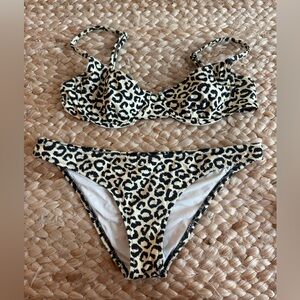 Solid and Stripped Bikini